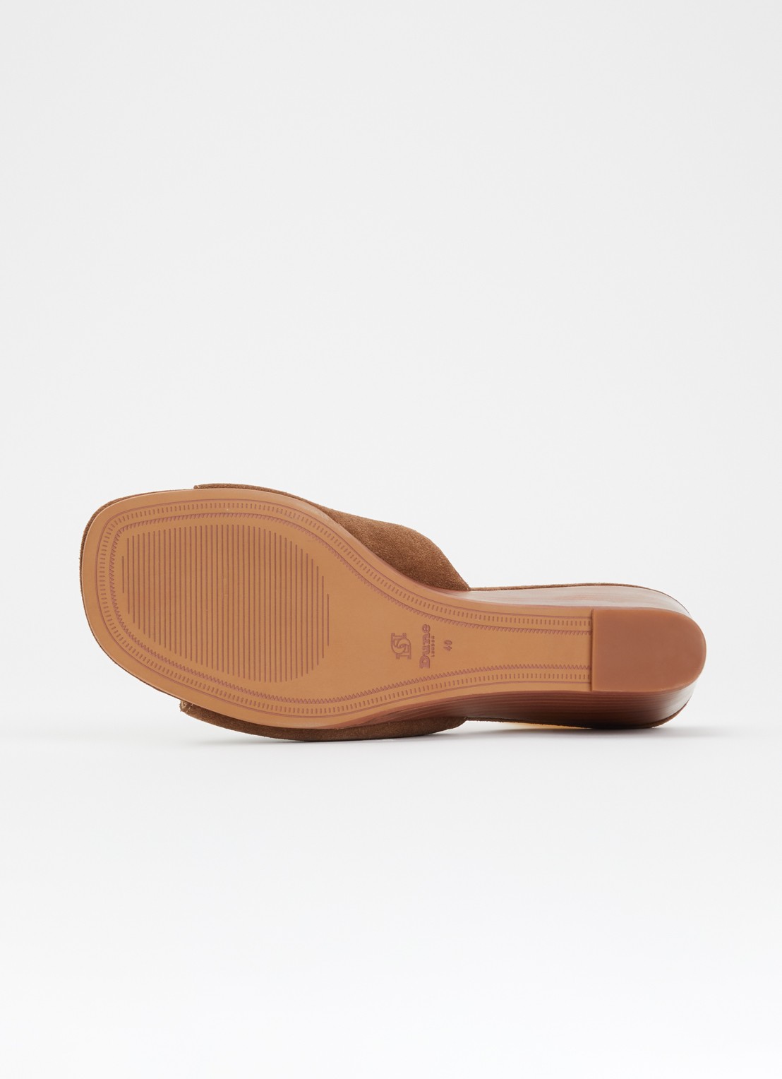Dune London Kaydee muiltje van suède - detail 5 bruin