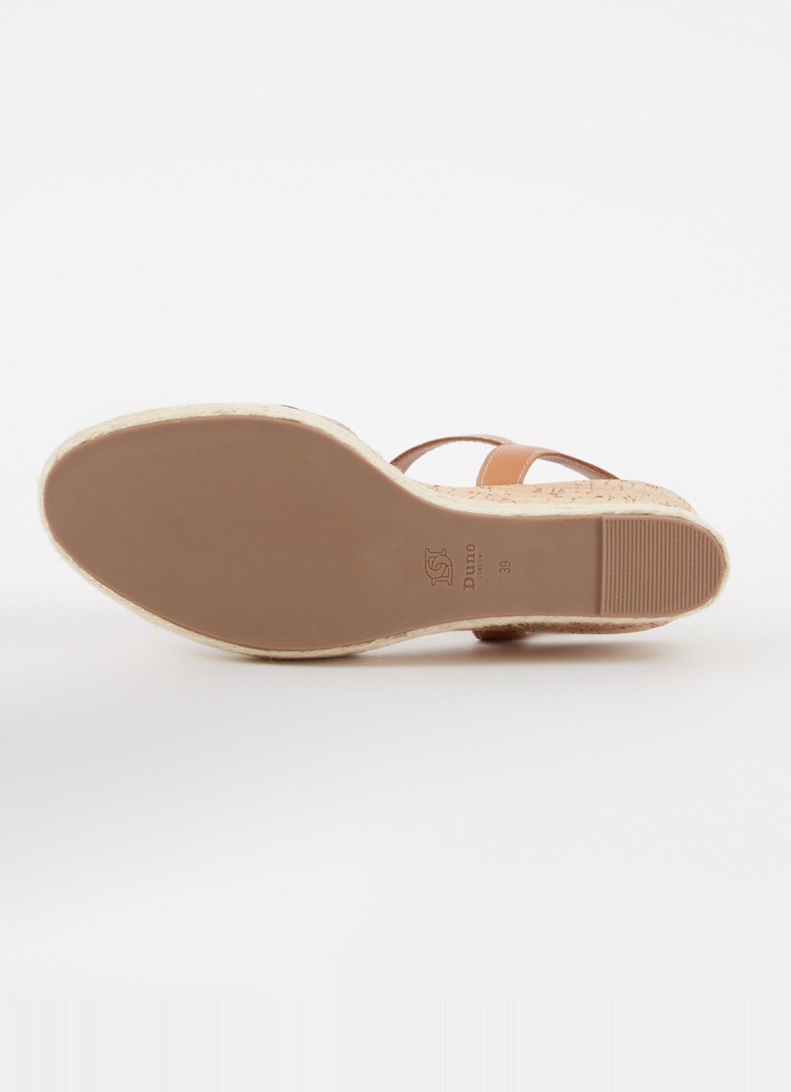 Dune London Kindest sleehak van leer - detail 4 roestbruin