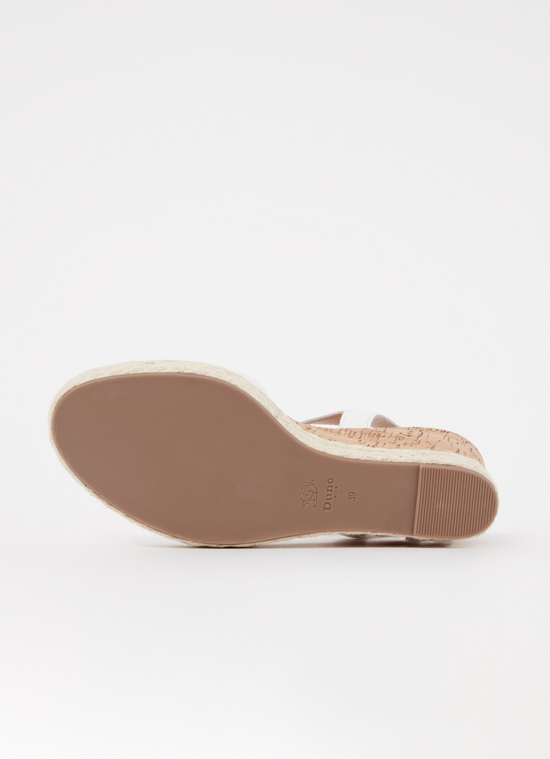 Dune London Kindest sleehak van leer - detail 4 wit
