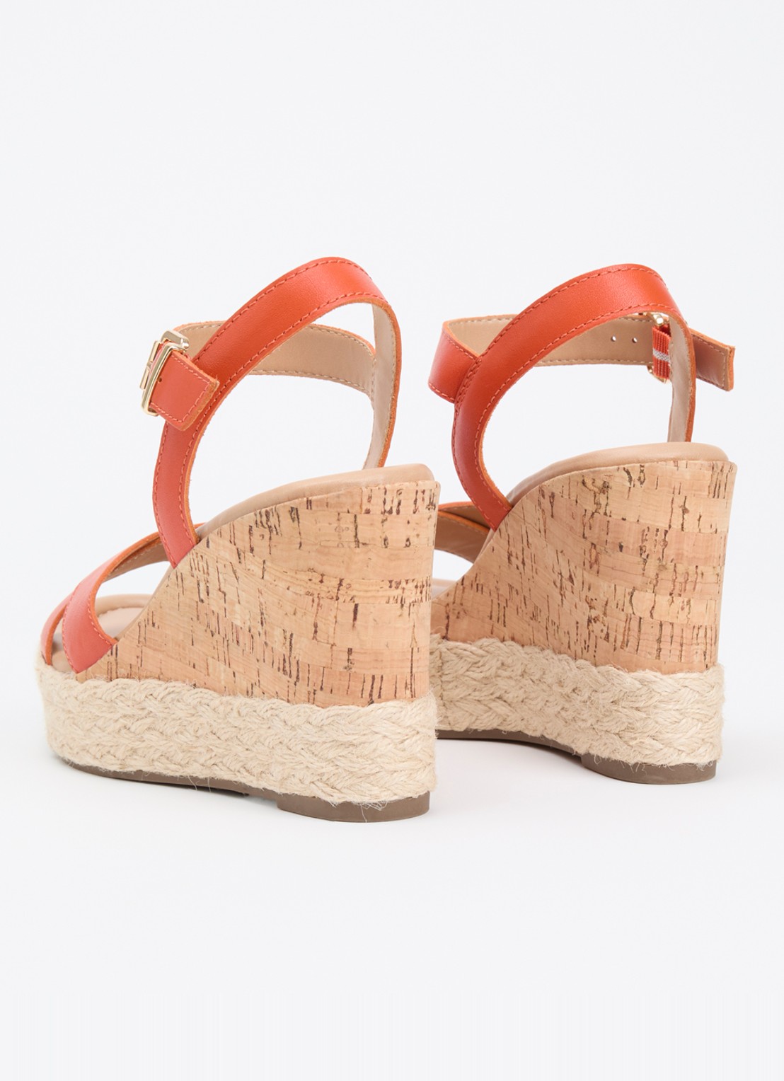 Dune London Kindest sleehak van leer - achterkant 9 oranje