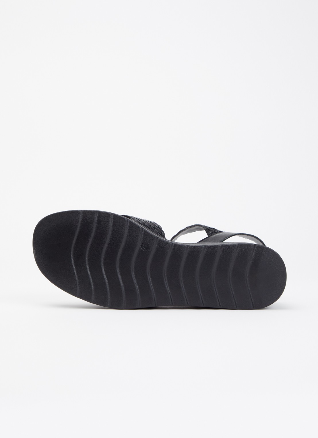Dune London Kinleys sandalette van leer - detail 5 zwart