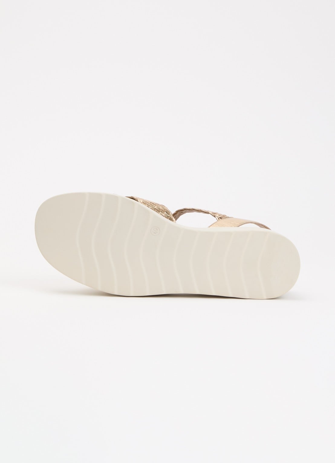 Dune London Kinleys sandalette van leer - detail 3 goud