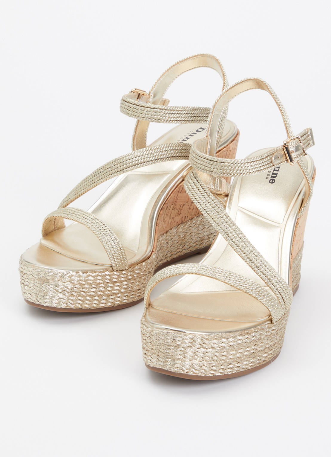 Dune London Koda sleehak met metallic finish - detail 2 goud