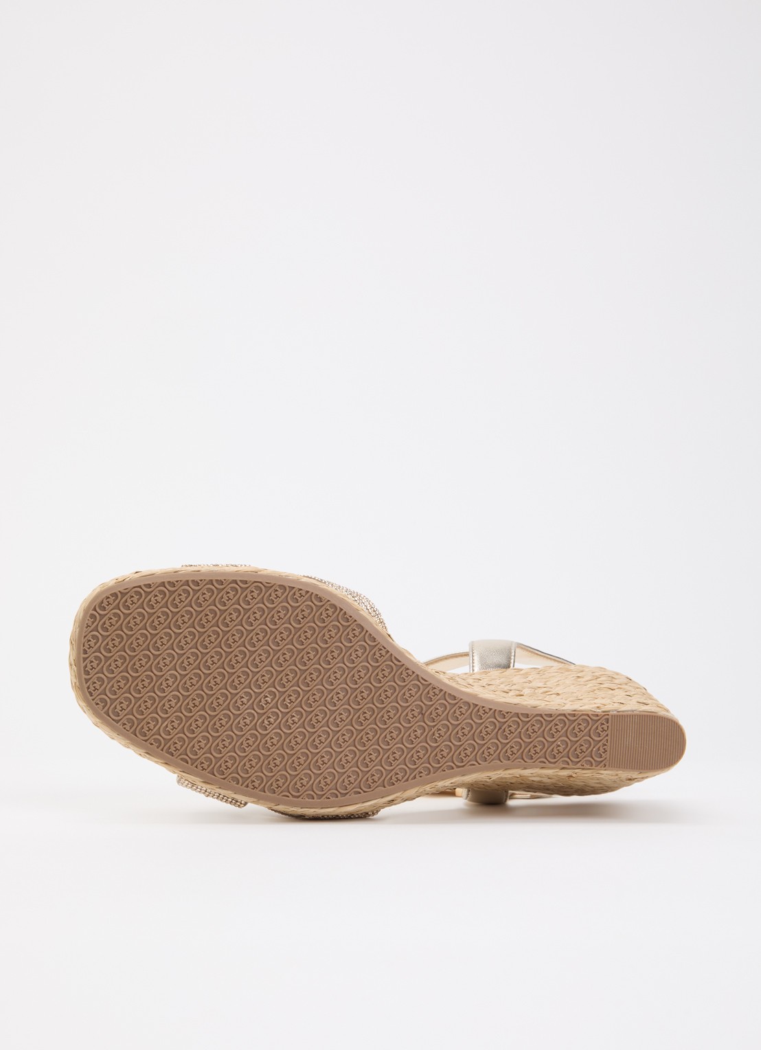 Dune London Kyro espadrilles met strass - detail 4 goud