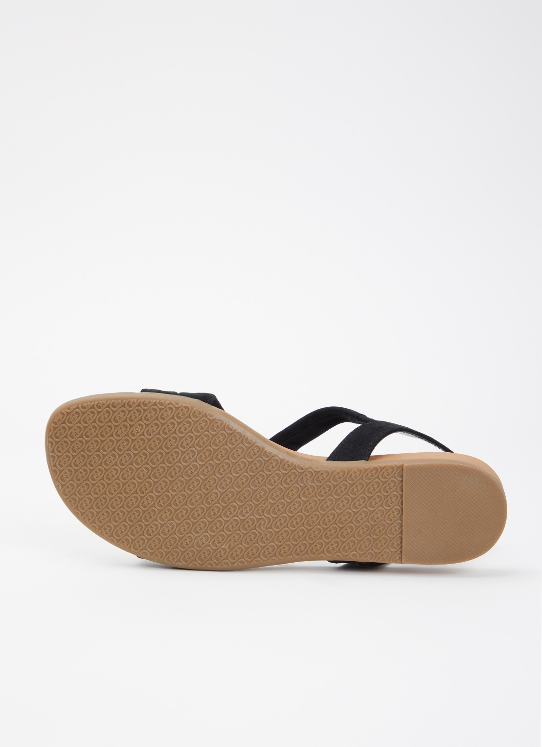Dune London Landies sandaal van nubuck - detail 5 zwart