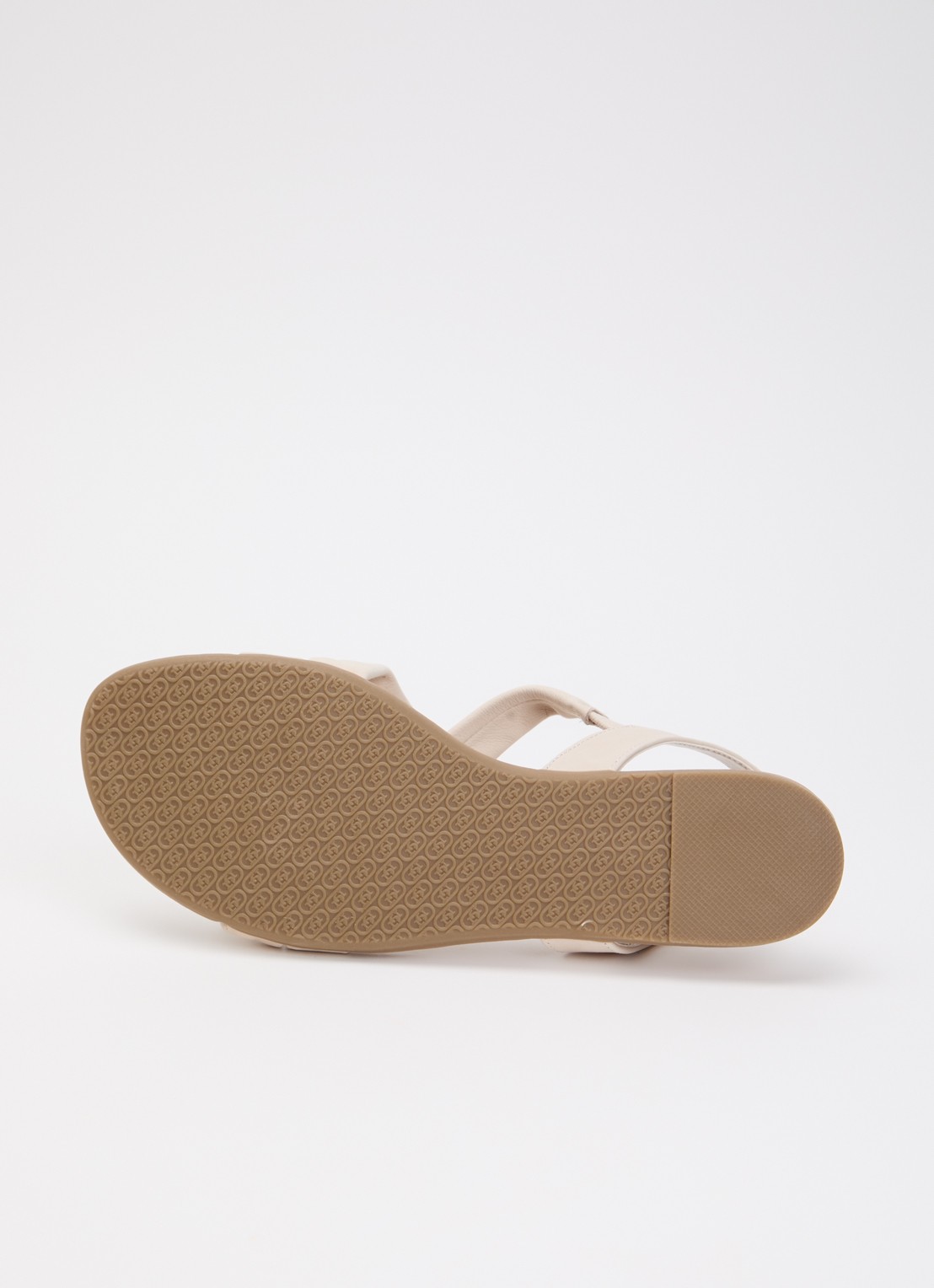 Dune London Landies sandaal van nubuck - detail 3 creme