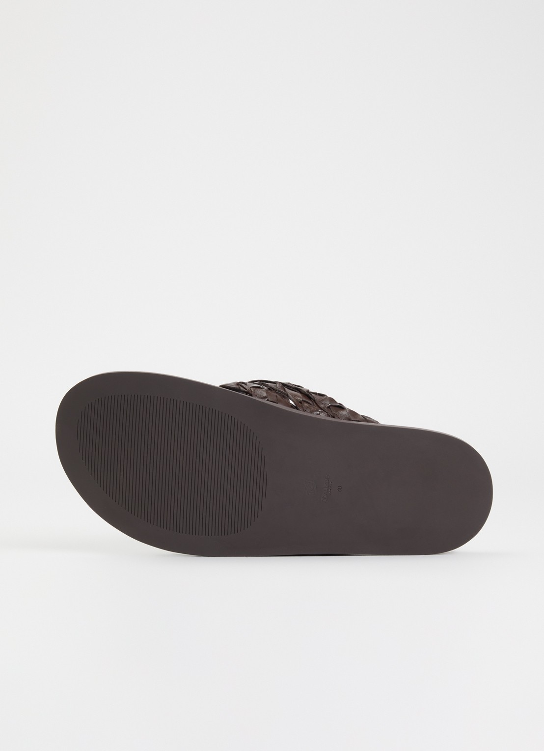 Dune London Lindie slipper van leer - detail 5 beige