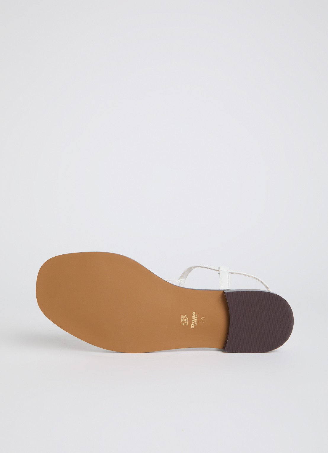 Dune London Lollipops sandaal van leer - detail 4 wit