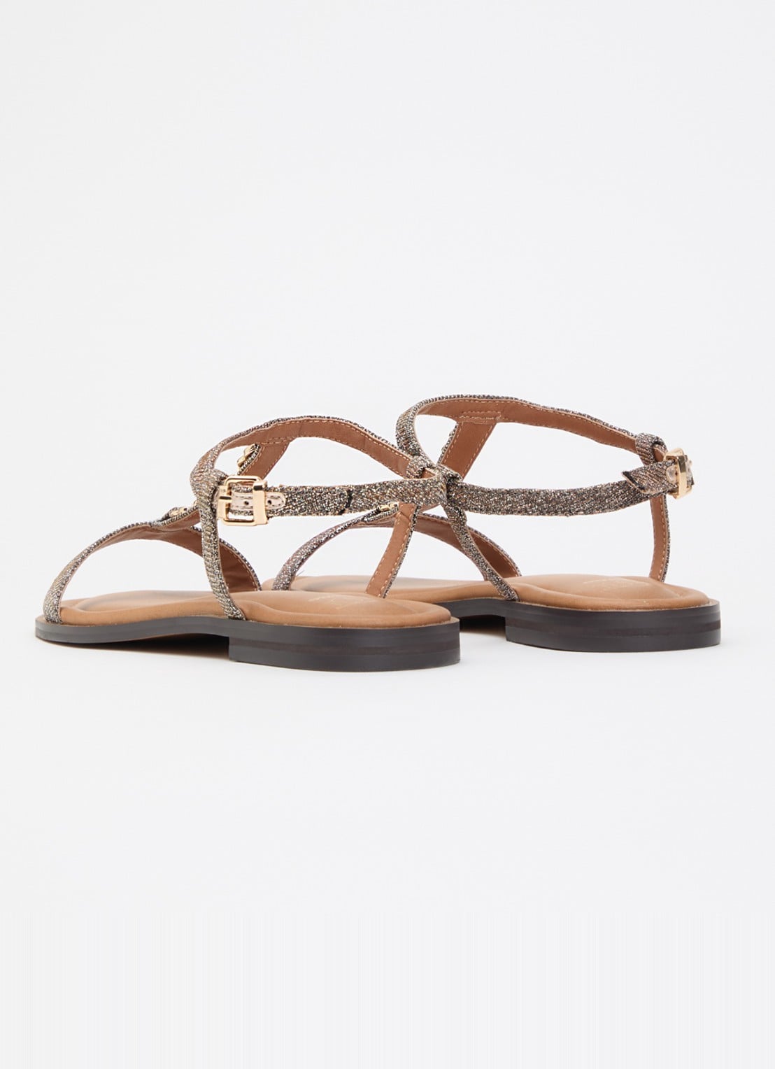 Dune London Lollipops sandaal van leer - achterkant 2 brons