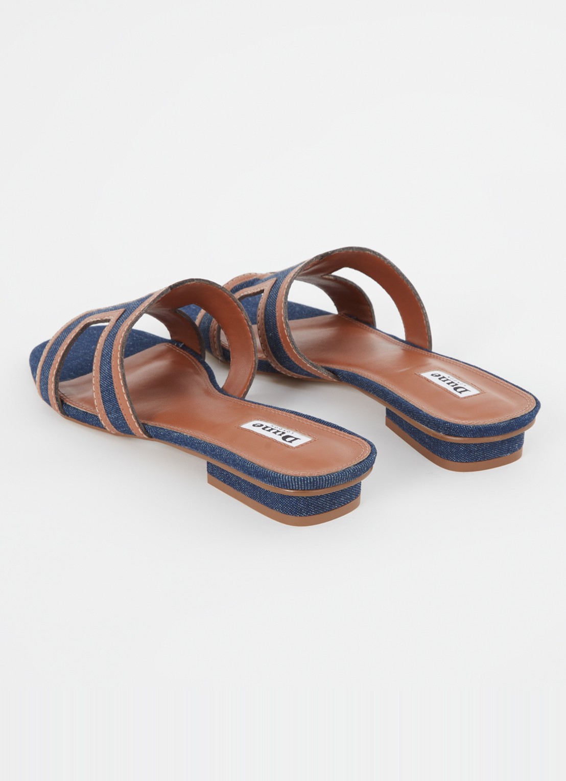 Dune London Loupe sandaal - achterkant 5 indigo