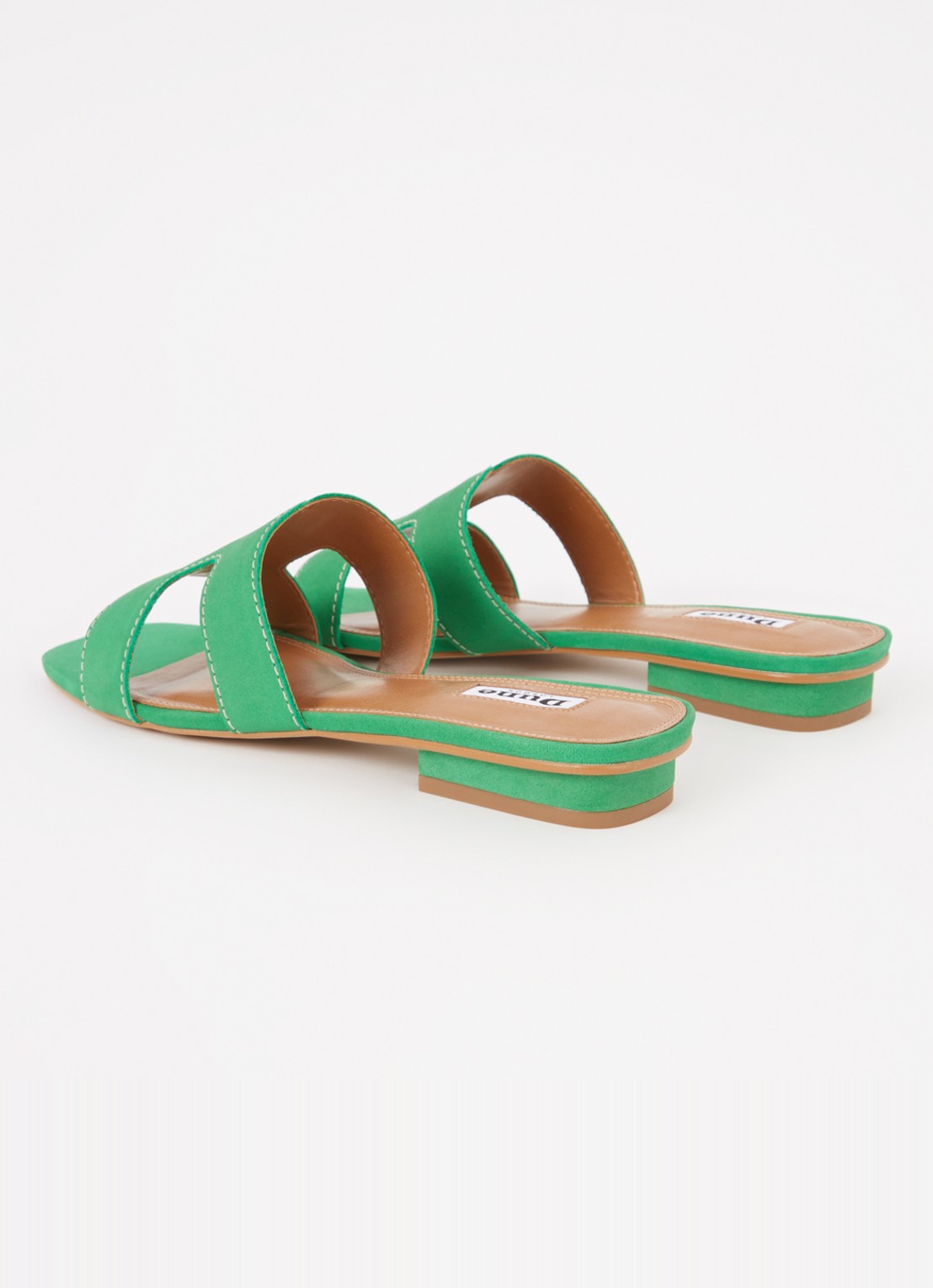 Dune London Loupe sandaal - achterkant groen