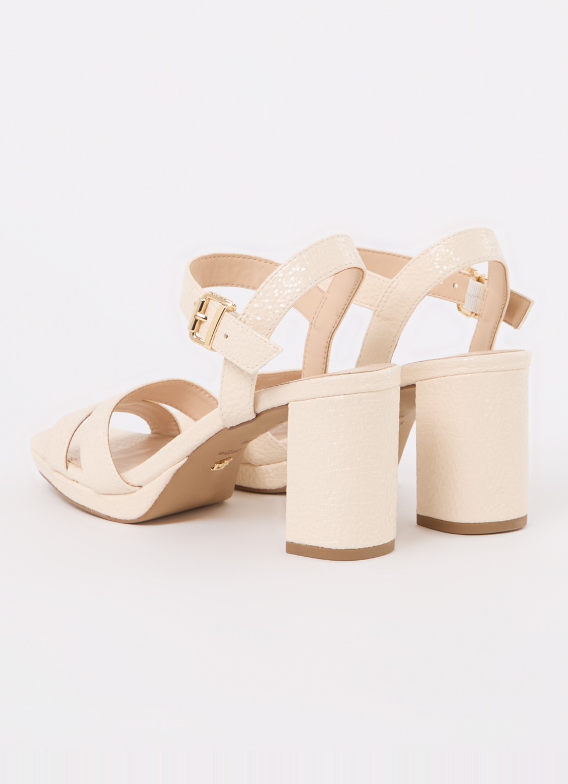 Dune London Manifesting sandalette - achterkant 4 creme