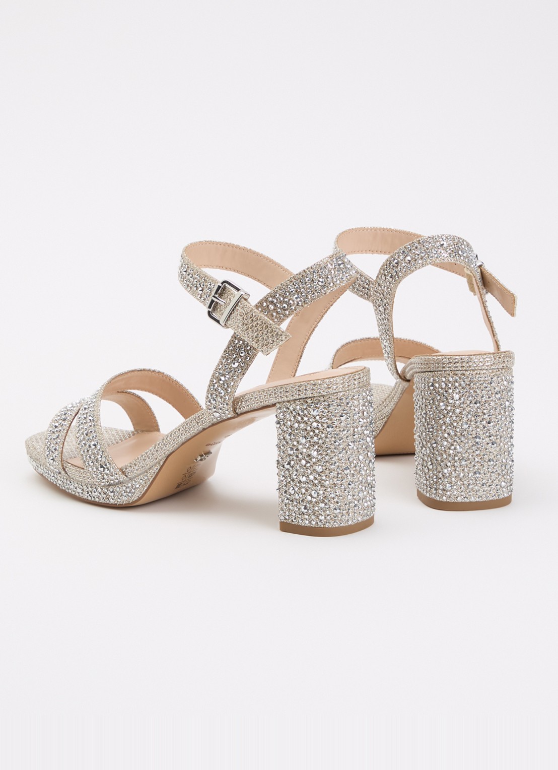 Dune London Manifesting sandalette - achterkant 4 zilver