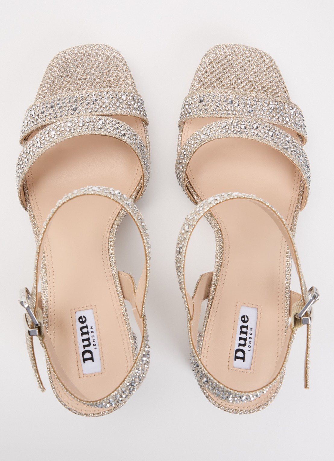 Dune London Manifesting sandalette - detail 2 zilver