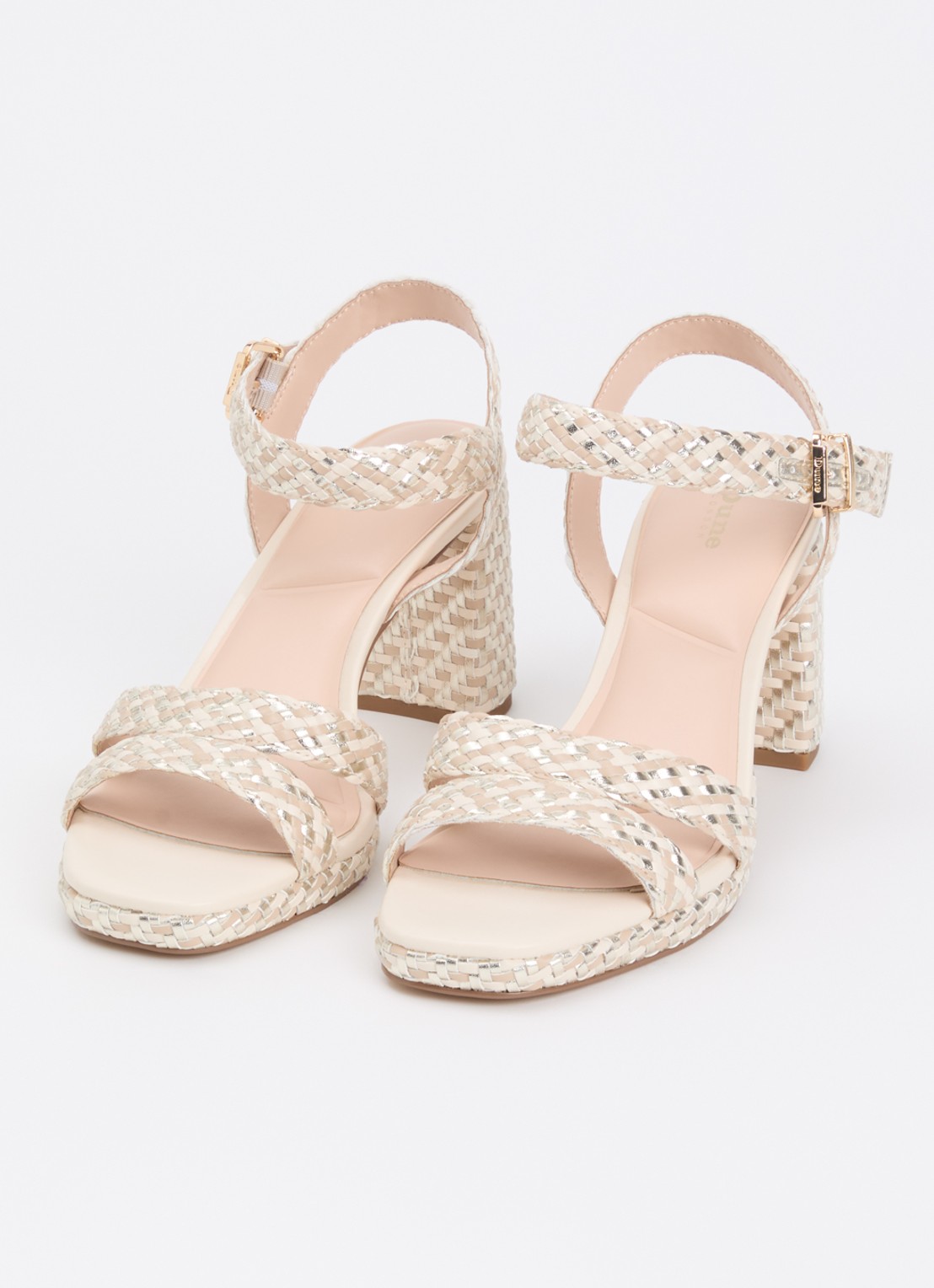 Dune London Manifesting sandalette - detail 2 metallic