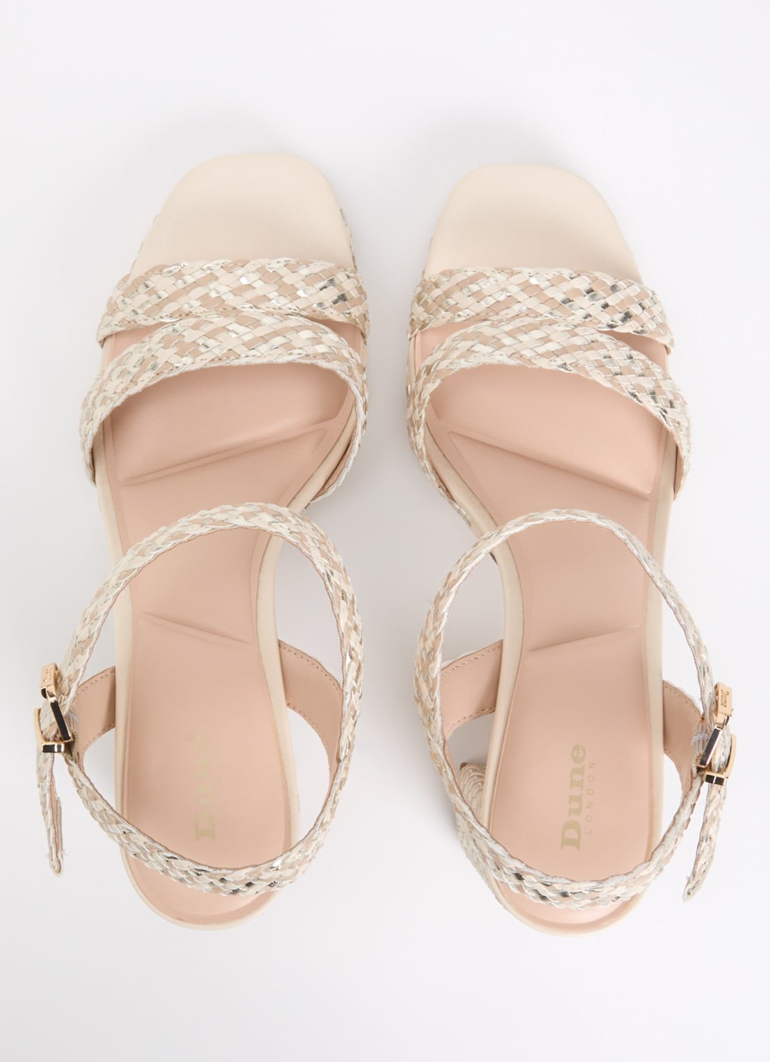 Dune London Manifesting sandalette - detail 3 metallic
