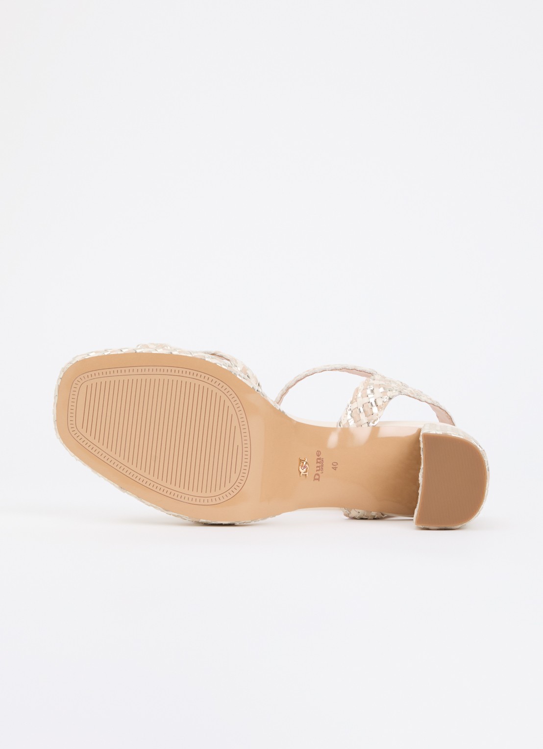Dune London Manifesting sandalette - detail 4 metallic