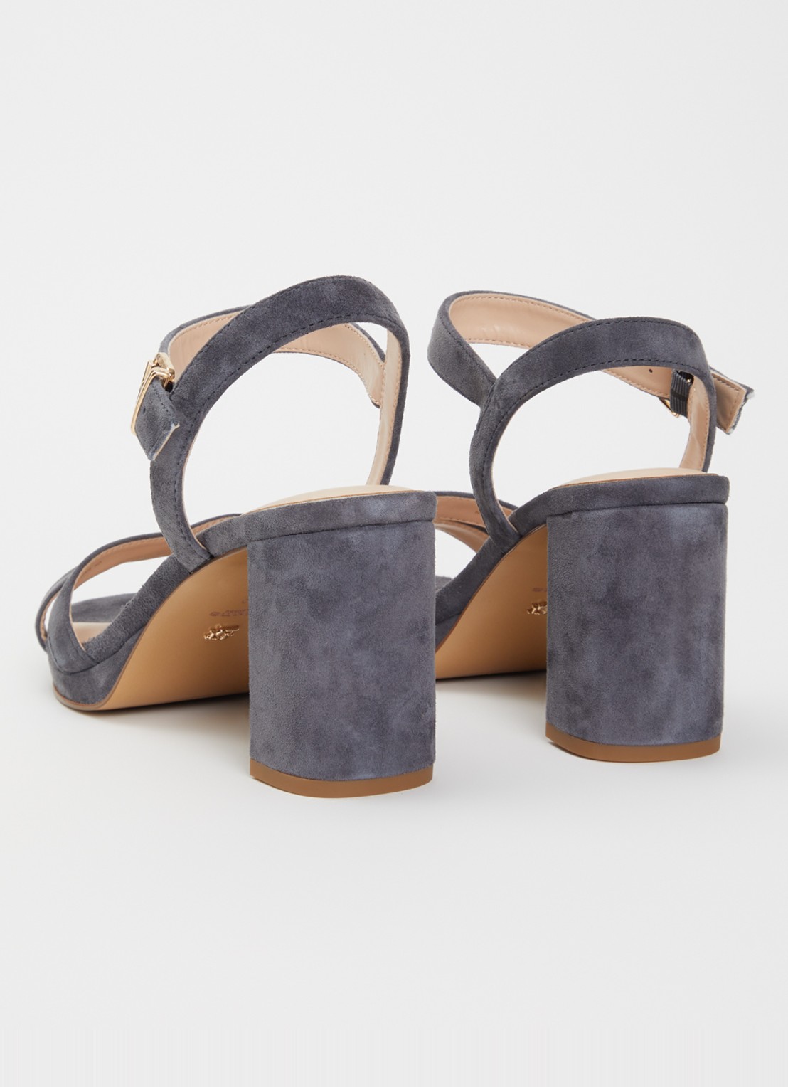 Dune London Manifesting sandalette - achterkant 4 middengrijs