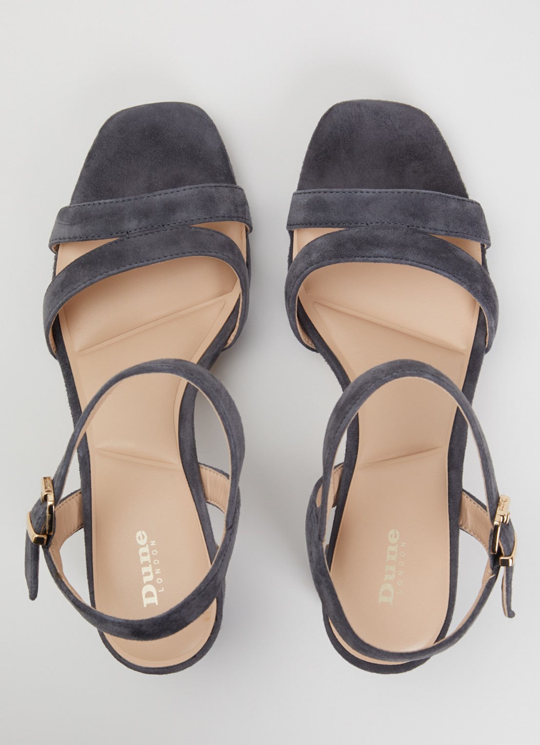 Dune London Manifesting sandalette - detail 2 middengrijs