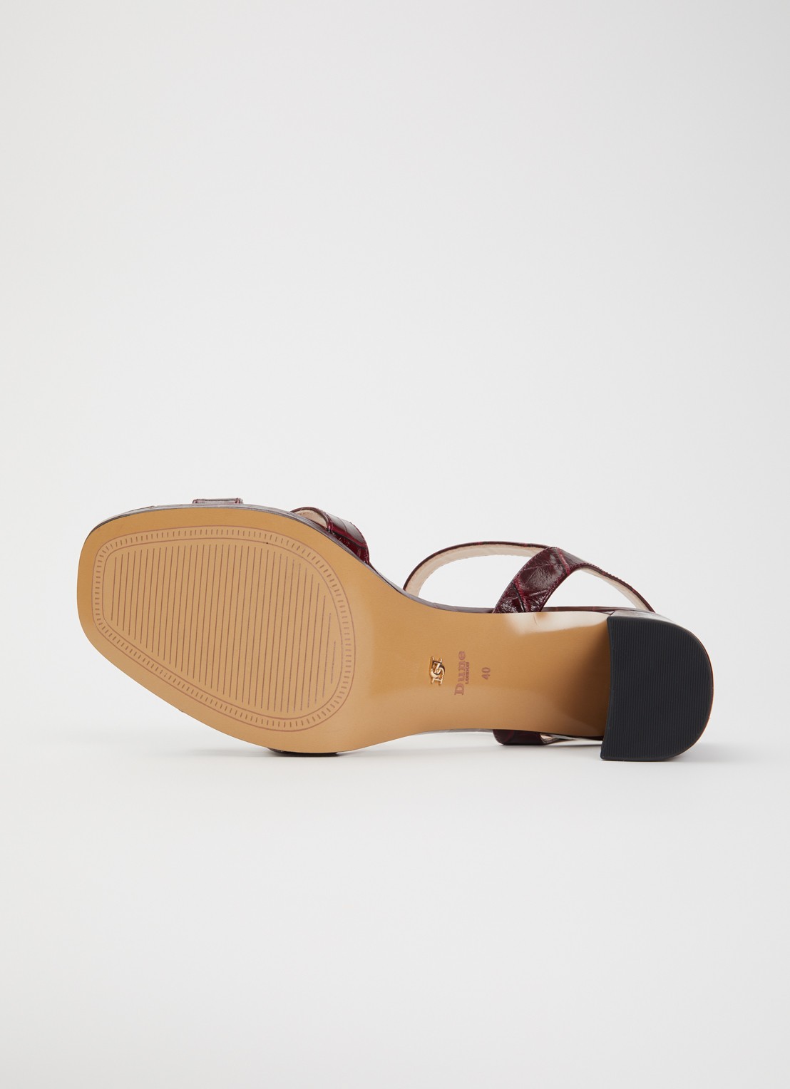 Dune London Manifesting sandalette - detail 3 bordeauxrood