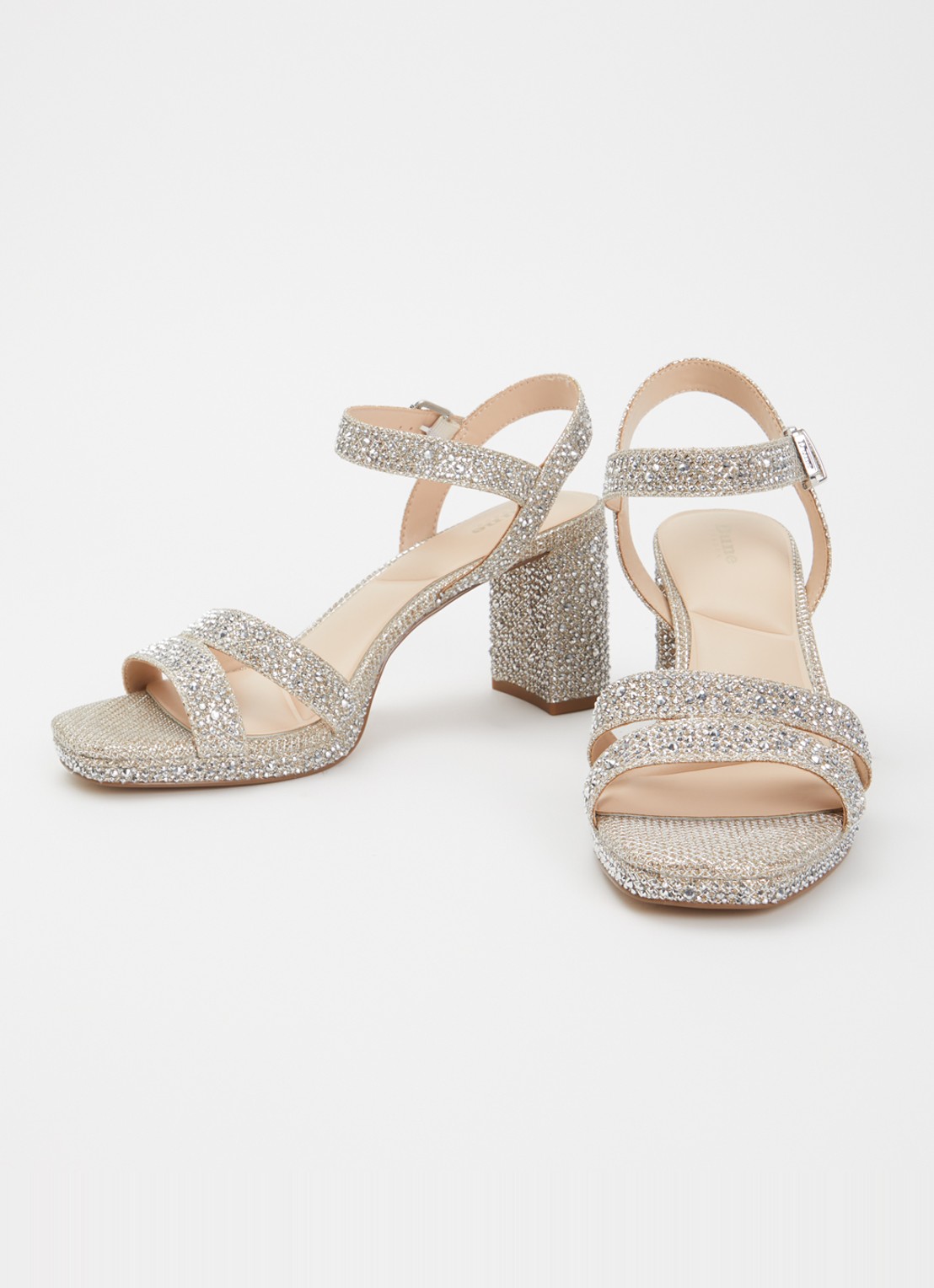 Dune London Manifesting sandalette - detail 4 metallic