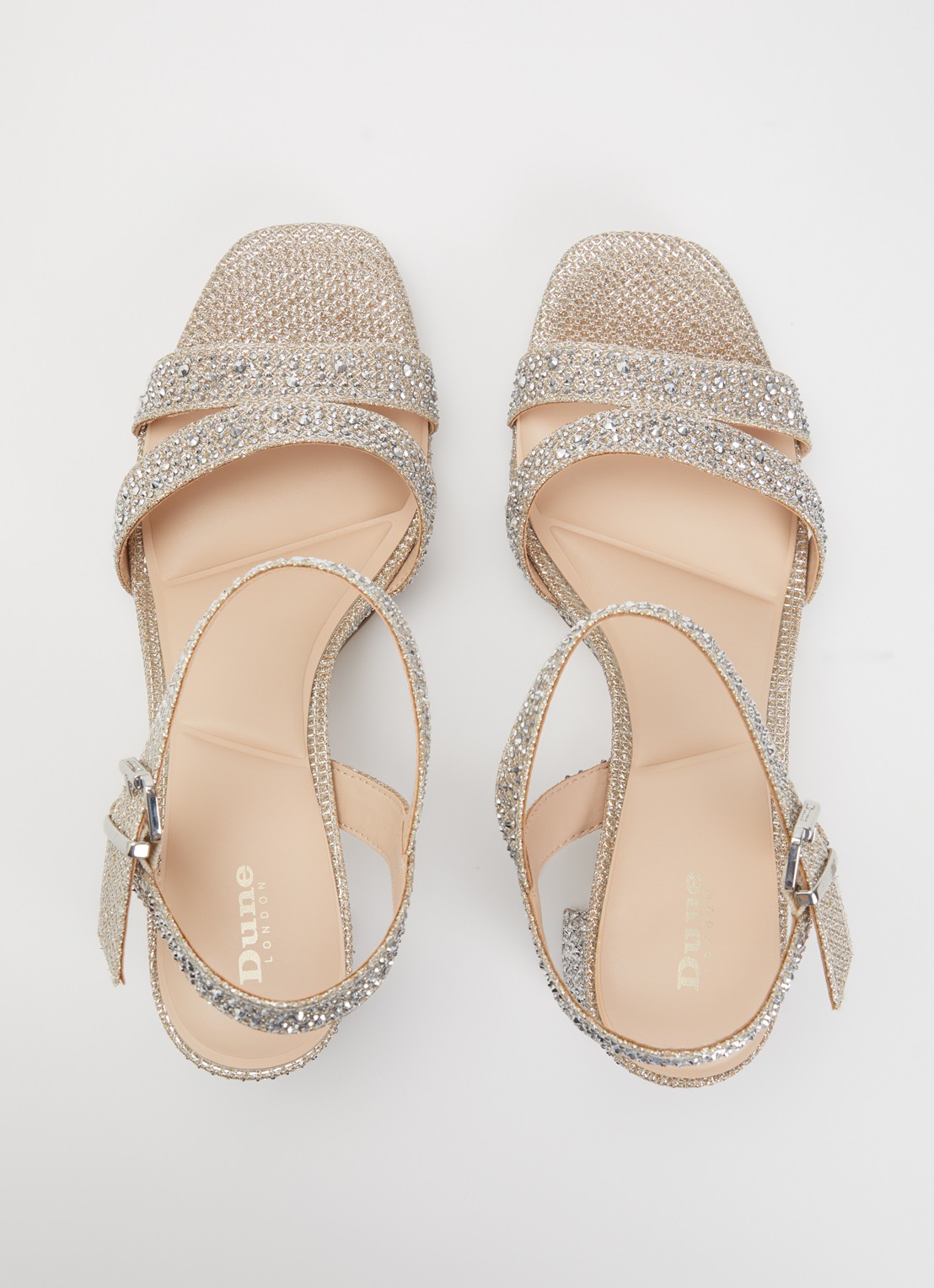 Dune London Manifesting sandalette - detail 5 metallic