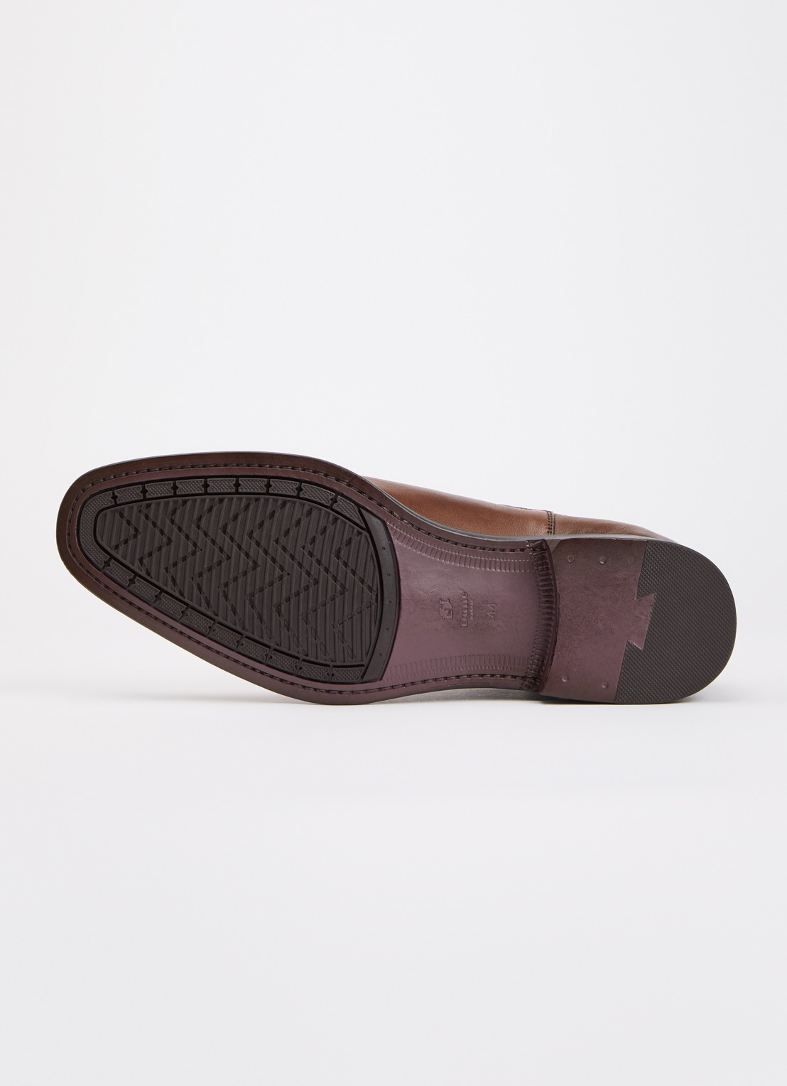 Dune London Matchin chelsea boot van leer - detail 4 oranjebruin