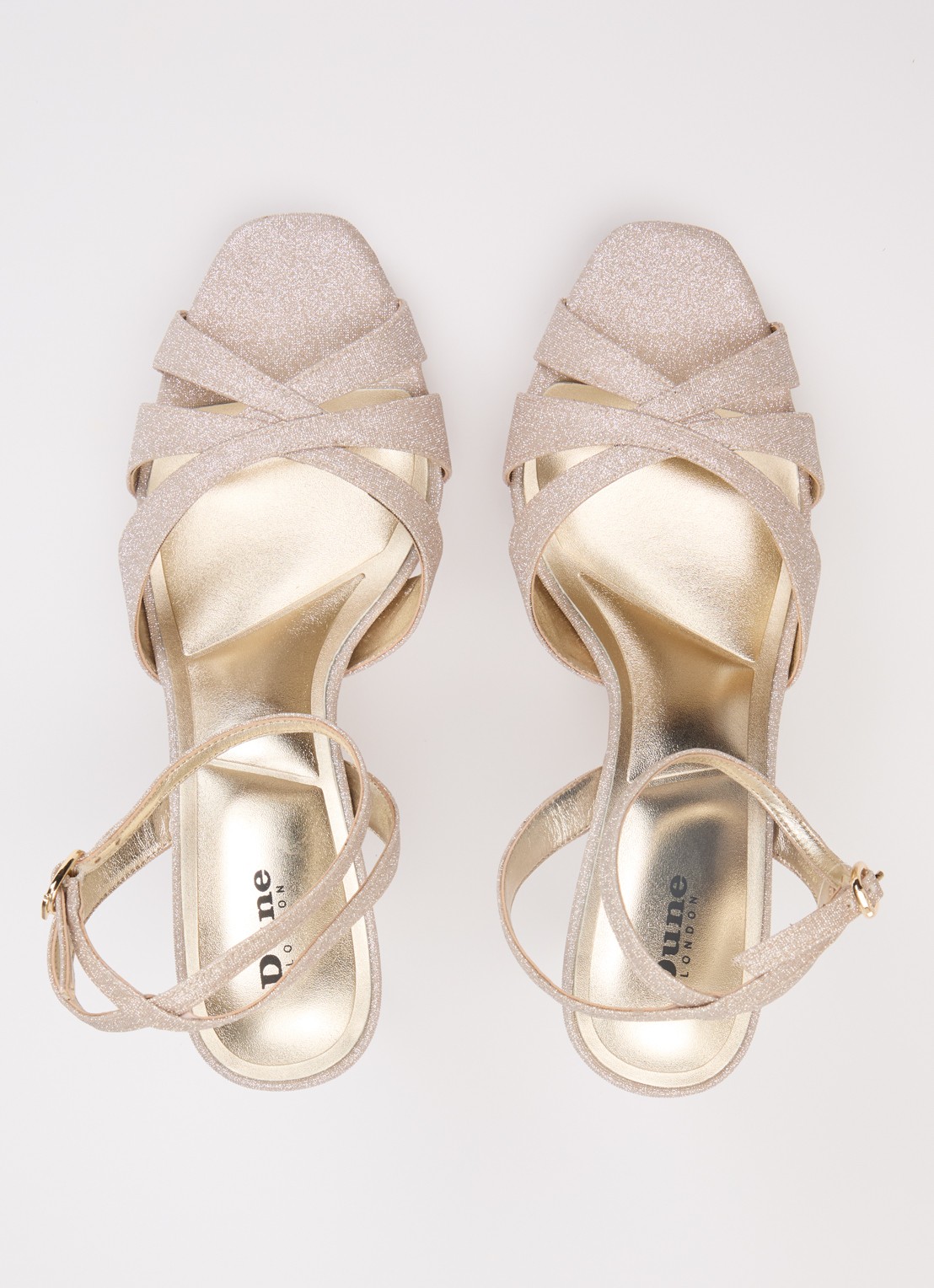 Dune London Mayva sandalette - detail 2 goud
