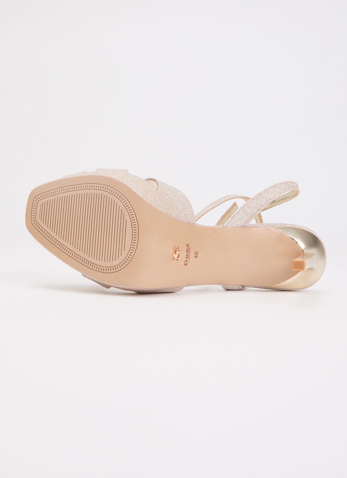 Dune London Mayva sandalette - detail 3 goud