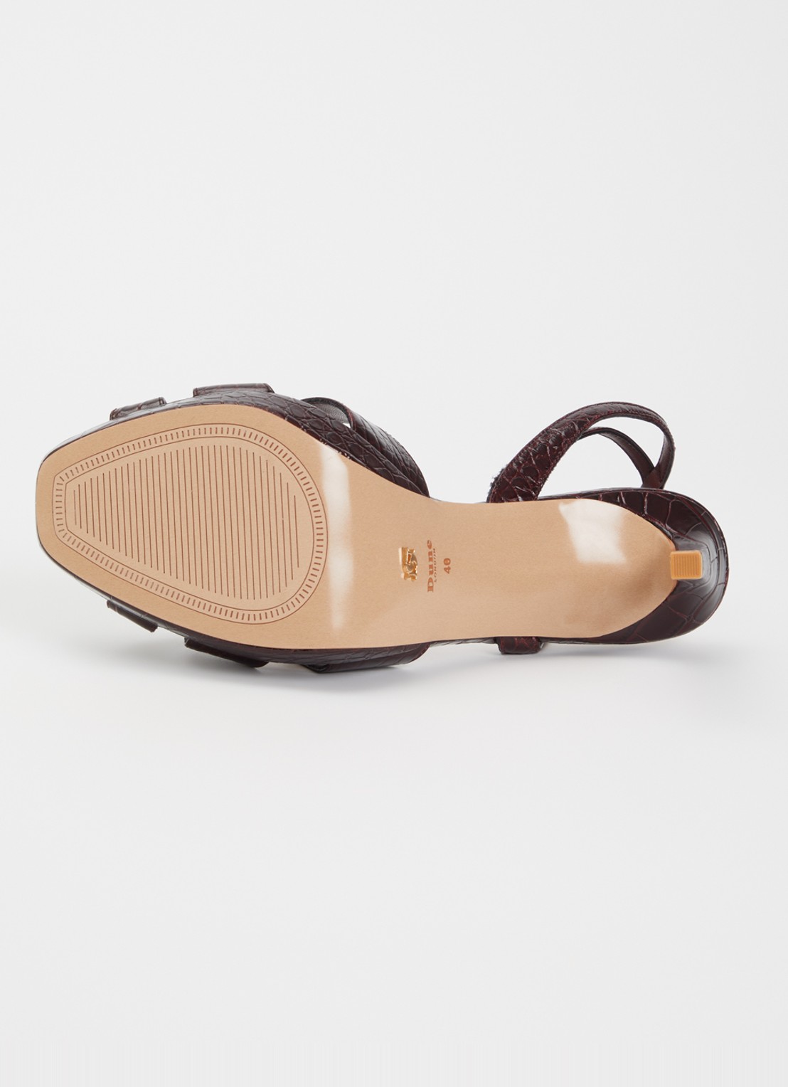 Dune London Mayva sandalette - detail 4 bordeauxrood