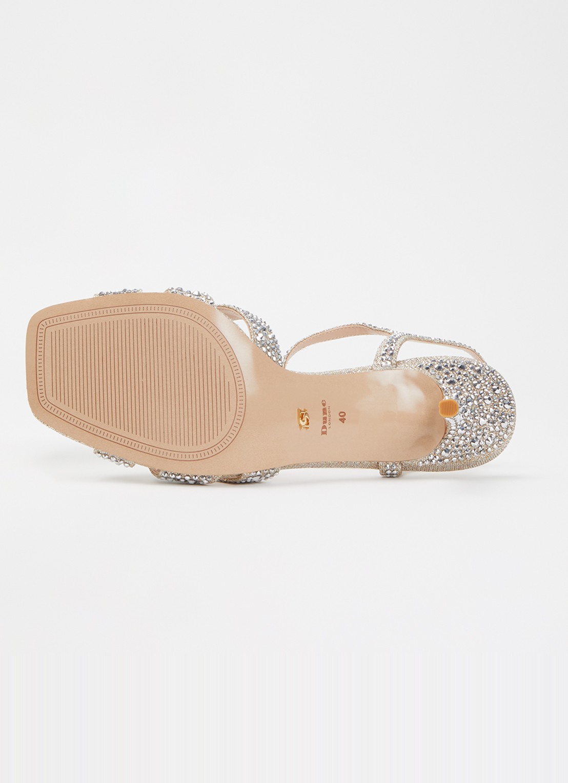 Dune London Mayven sandalette met strass - detail 3 goud