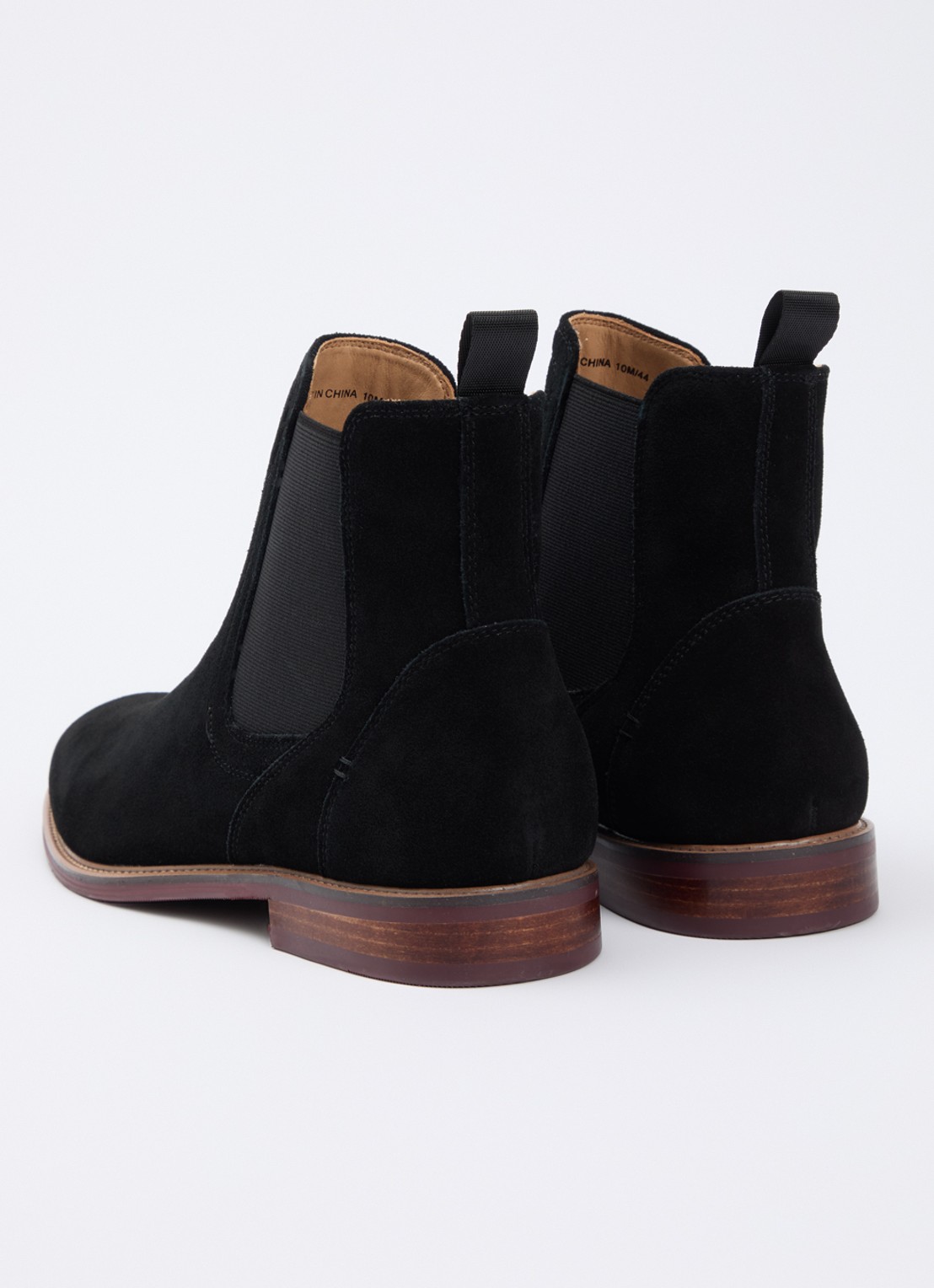 Dune London Mckinley chelsea boot - achterkant 2 diepzwart