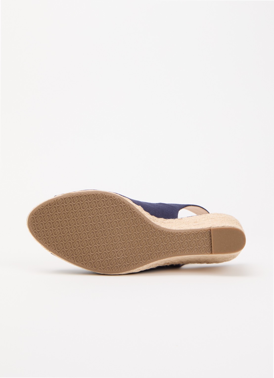 Dune London Mediating espadrille met gespdetail - detail 3 donkerblauw