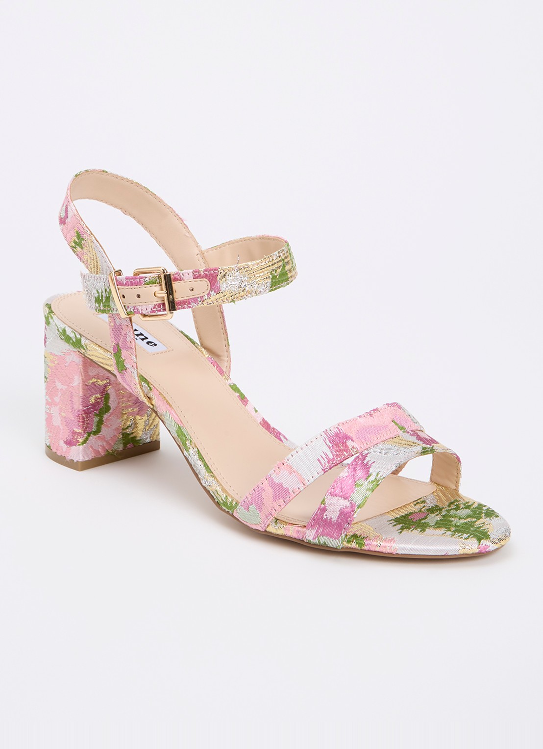 Dune London Merisa sandalette - voorkant 2 roze