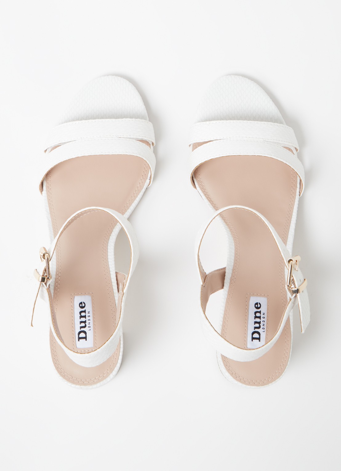 Dune London Merisa sandalette - detail 3 wit