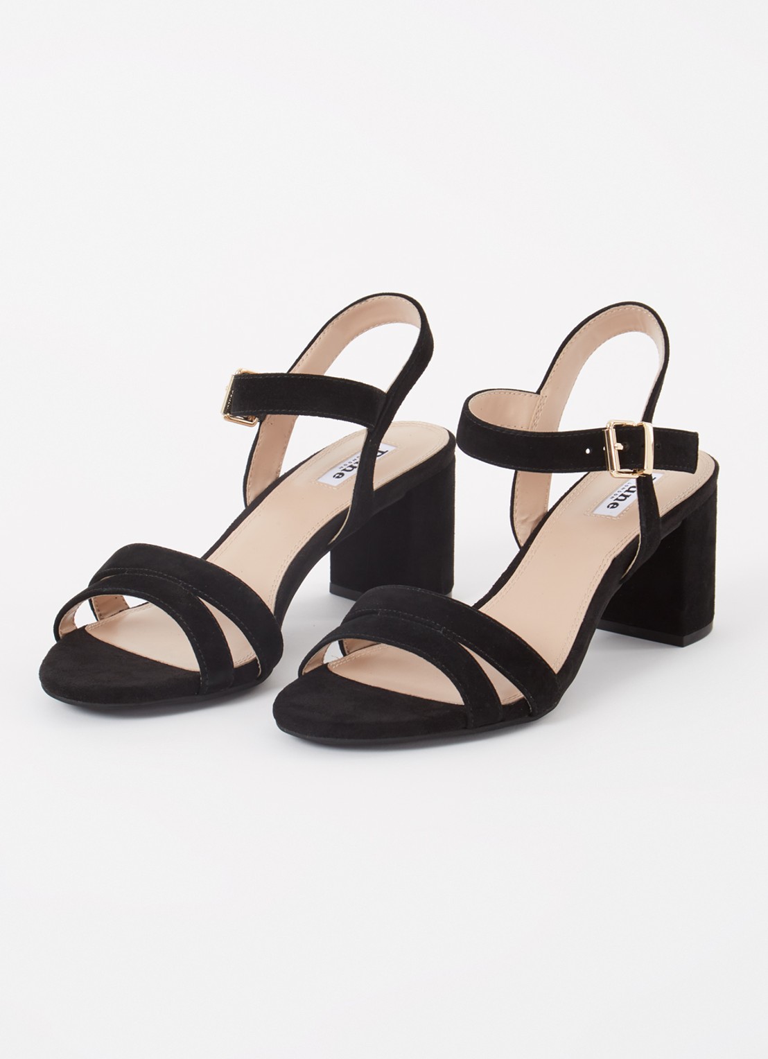 Dune London Merisa sandalette - detail zwart