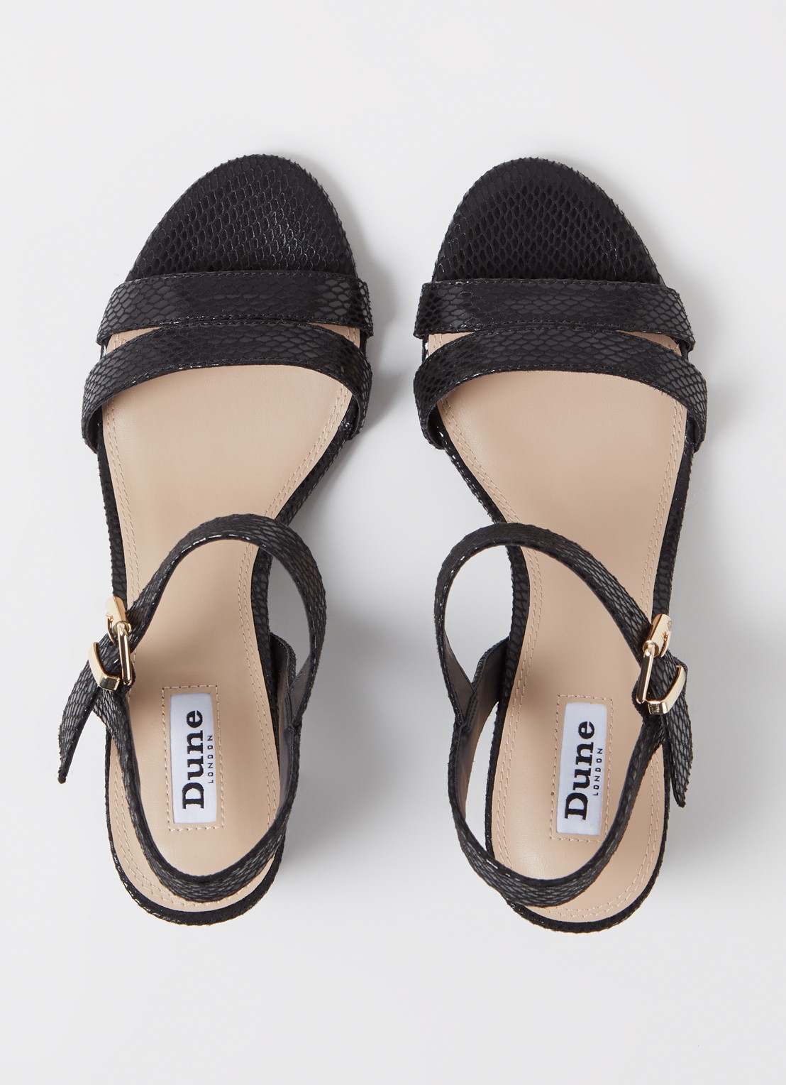 Dune London Merisa sandalette - detail 3 diepzwart