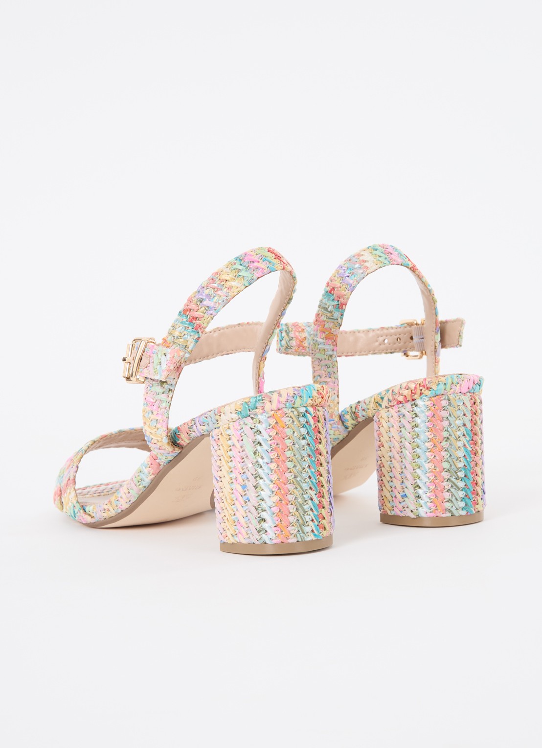 Dune London Merisa sandalette - achterkant 2 multicolor