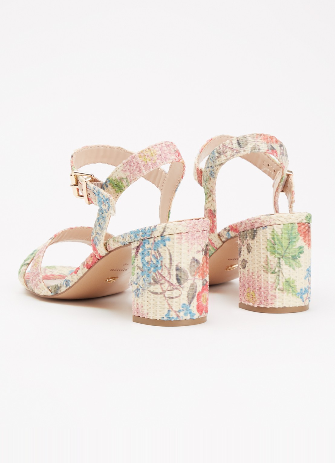 Dune London Merisa sandalette - achterkant 5 beige