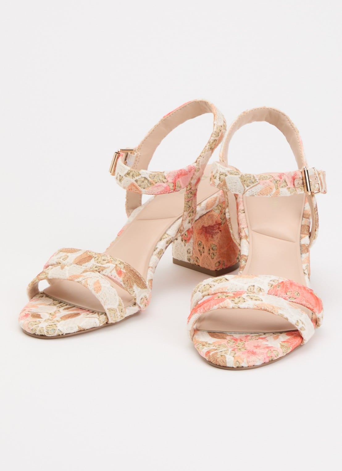Dune London Merisa sandalette - detail 3 oranje