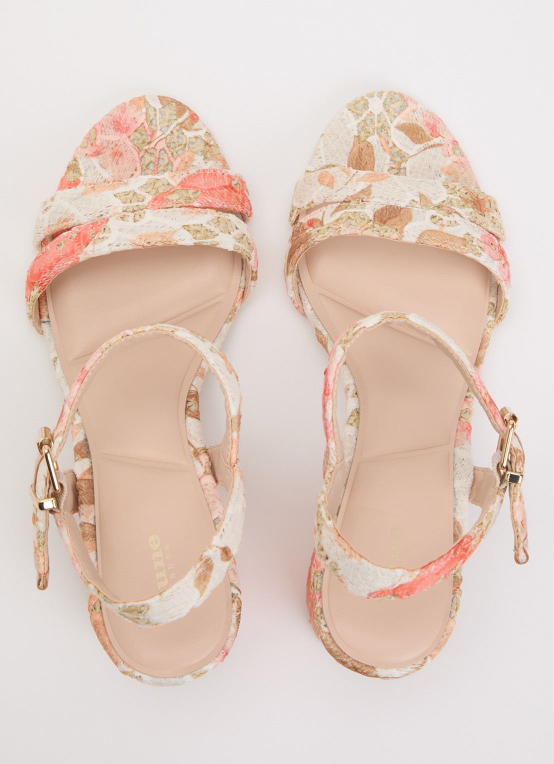 Dune London Merisa sandalette - detail 4 oranje
