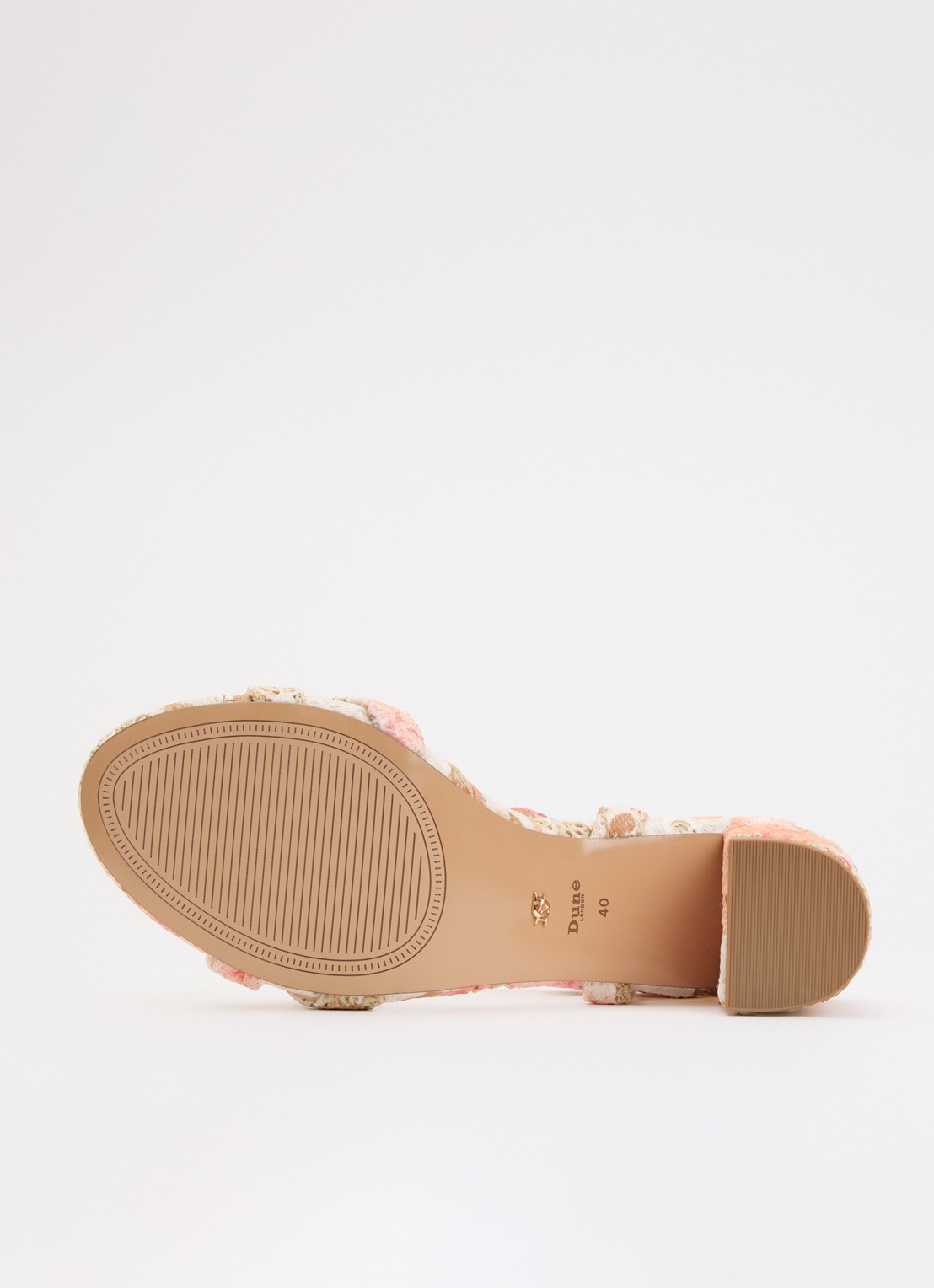 Dune London Merisa sandalette - detail 5 oranje