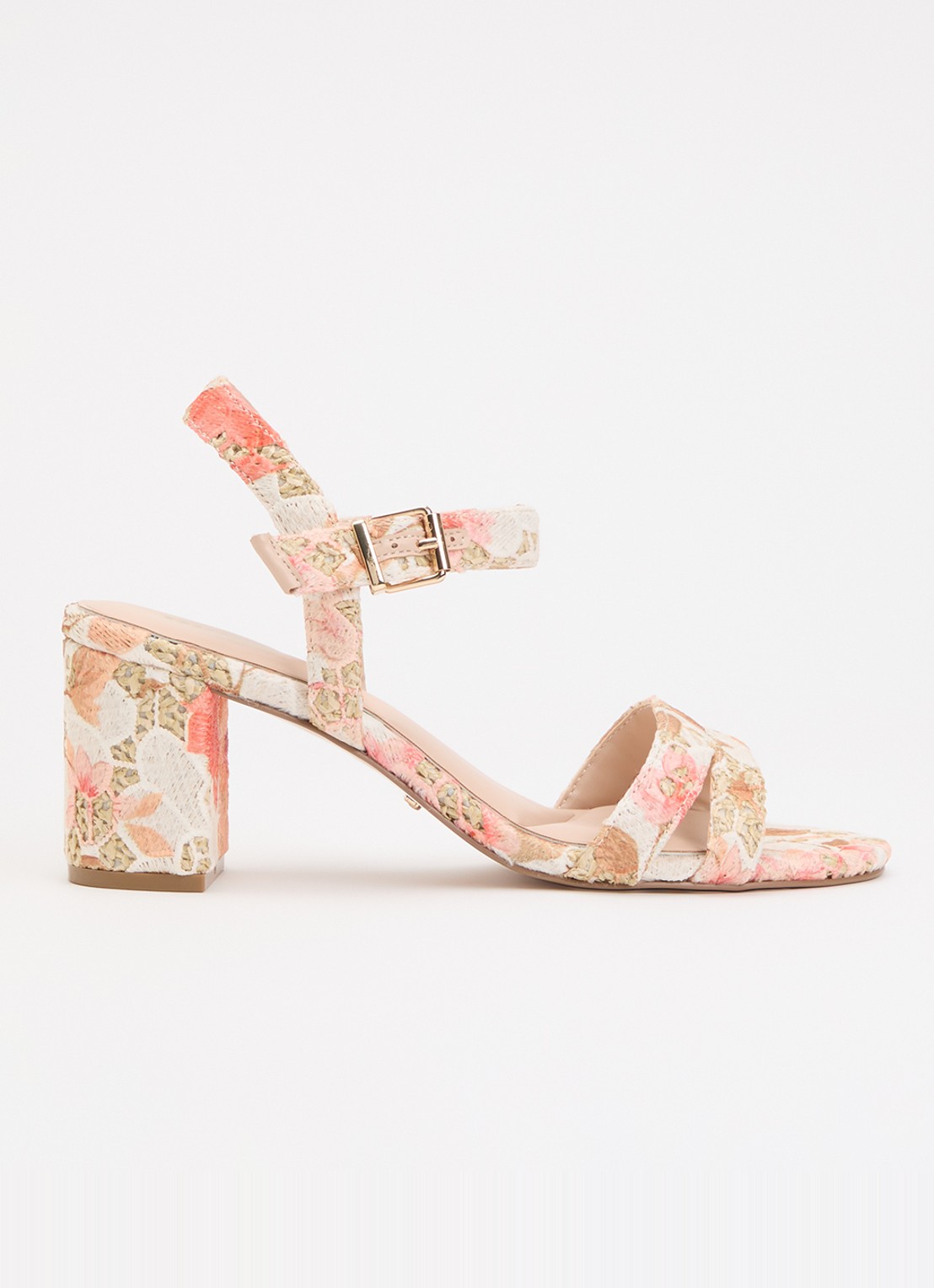 Dune London Merisa sandalette - voorkant oranje