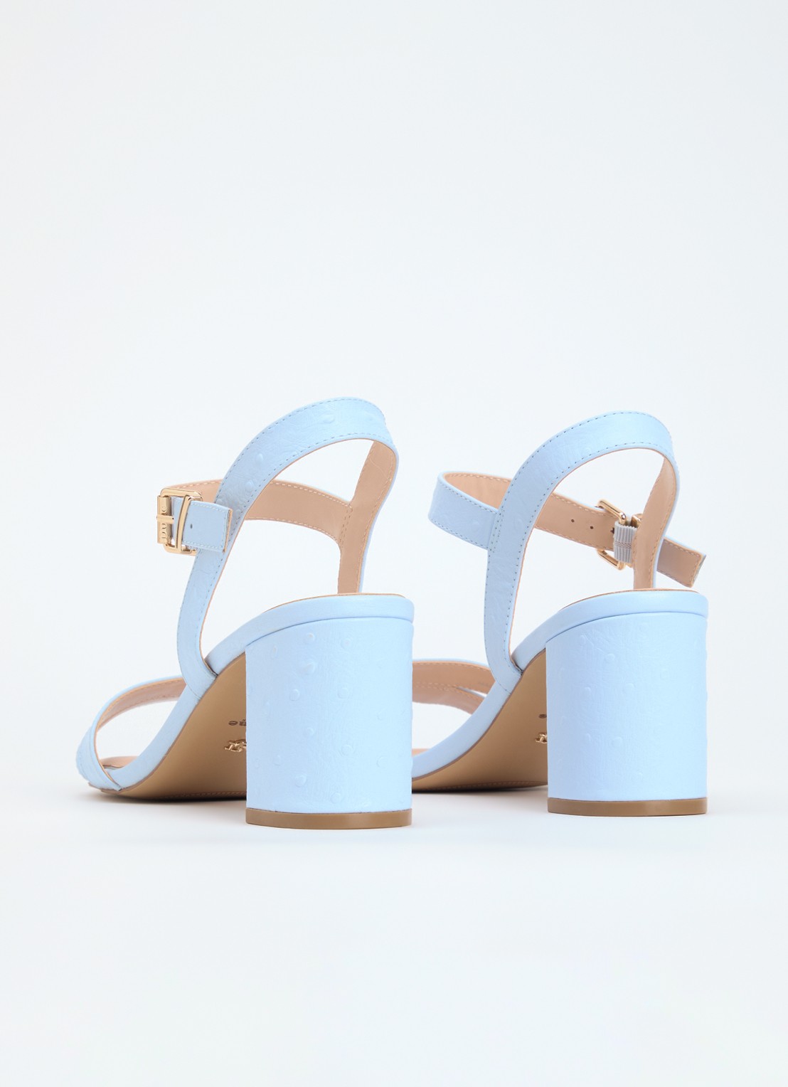 Dune London Merisa sandalette - achterkant 4 lichtblauw