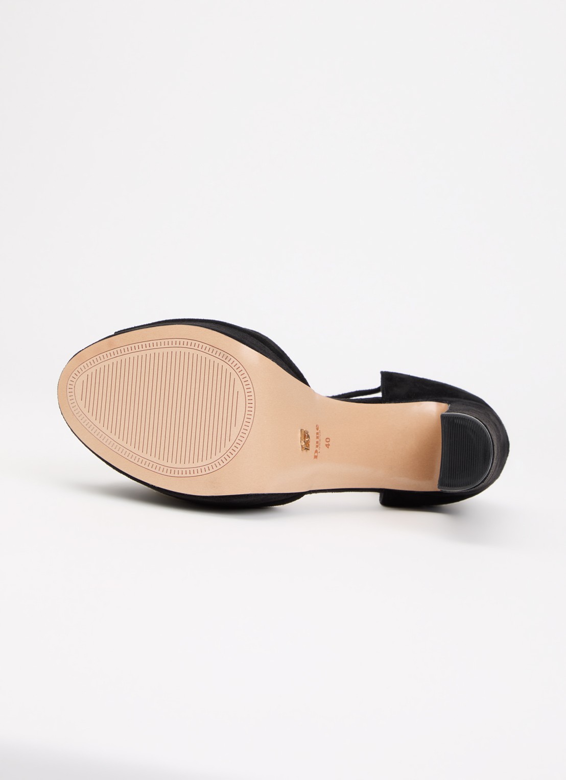 Dune London Myans sandalette van leer - detail 3 zwart