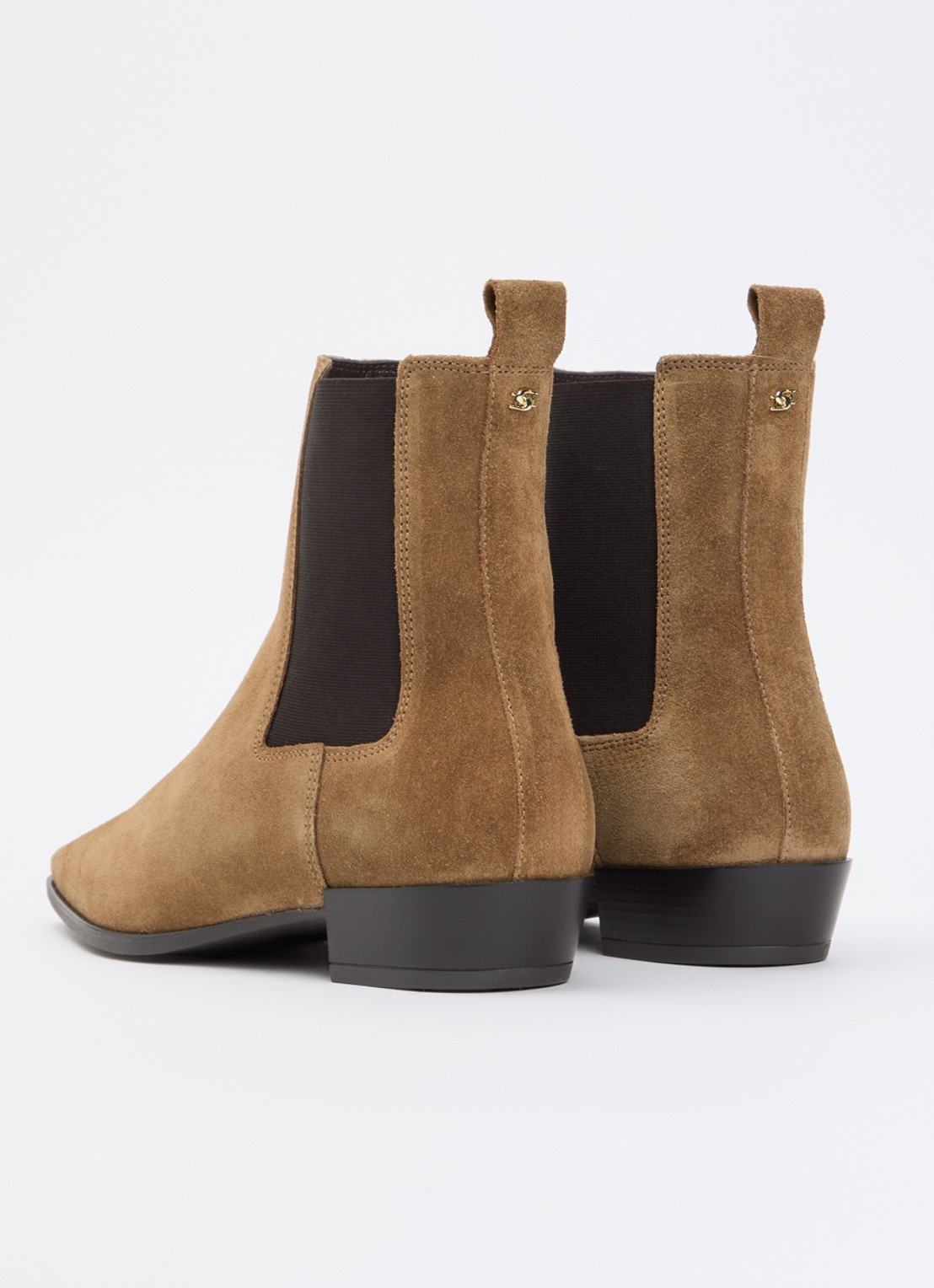 Dune London Parkas chelsea boot - achterkant 4 lichtbruin