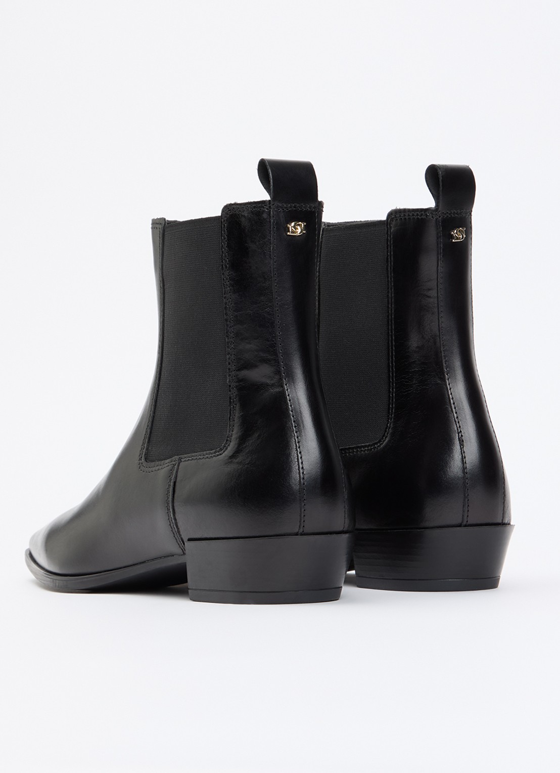 Dune London Parkas chelsea boot - achterkant 8 zwart