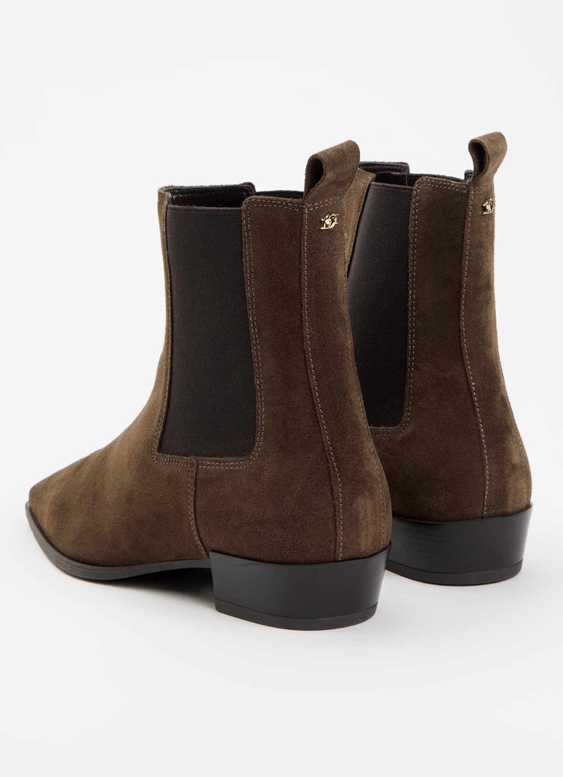 Dune London Parkas chelsea boot - achterkant 2 hazelnootbruin