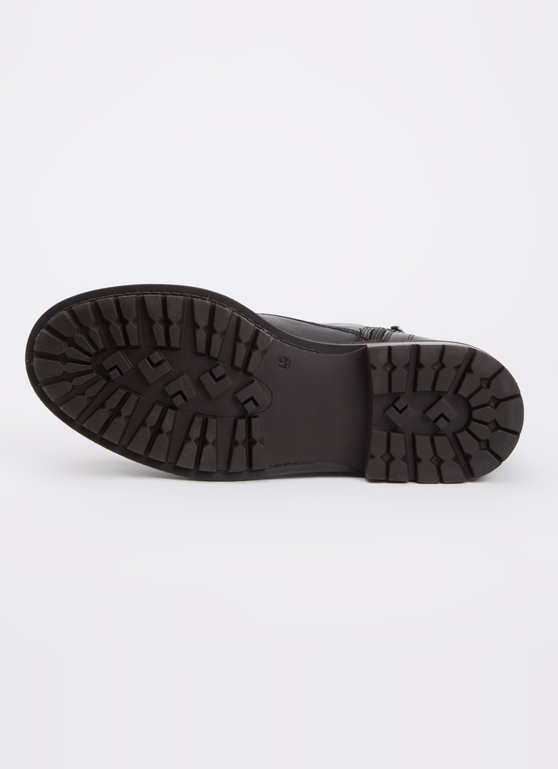 Dune London Patley biker boot van leer - detail 2 bruin