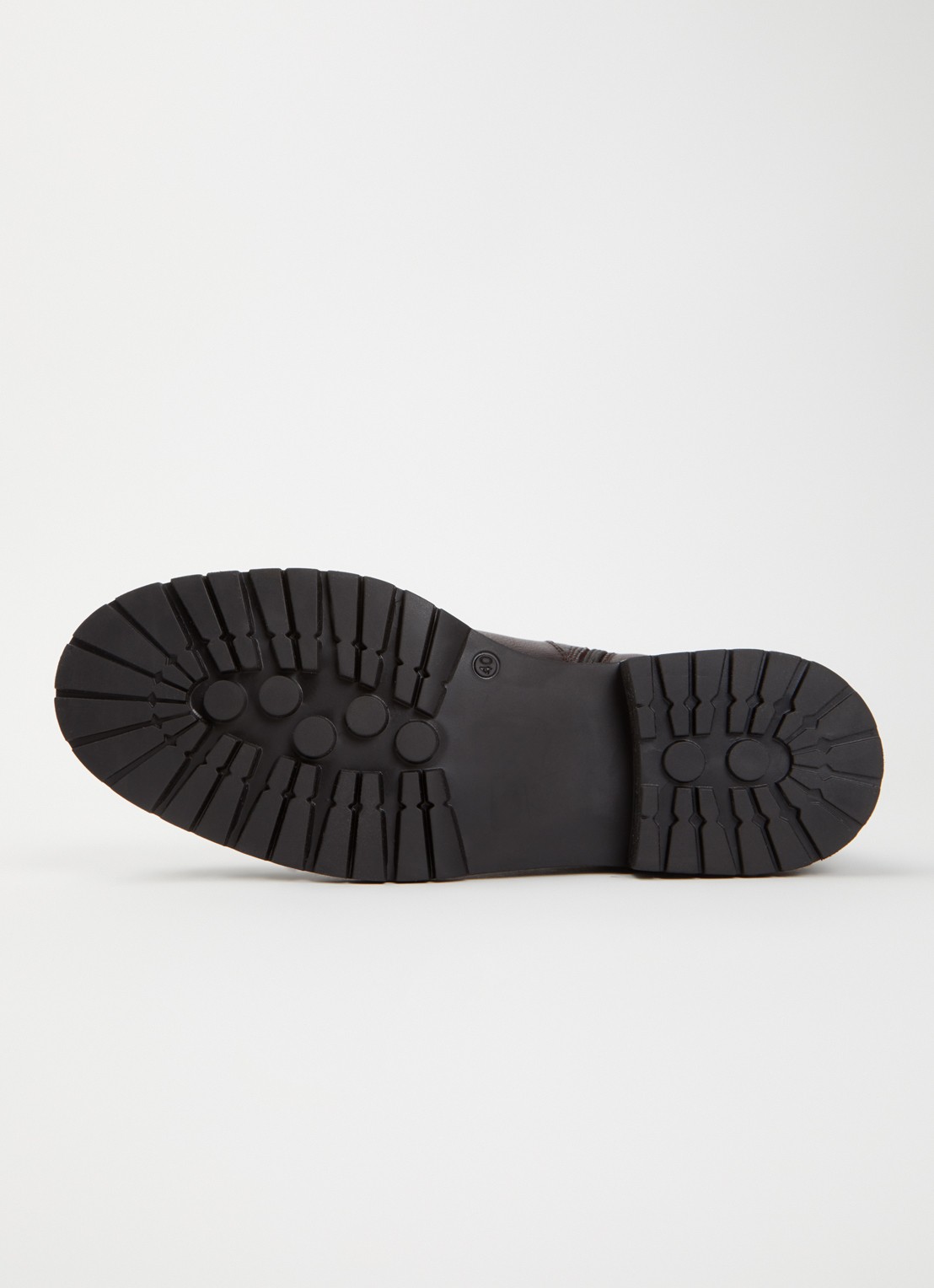 Dune London Paused chelsea boot van leer - detail 4 donkerrood